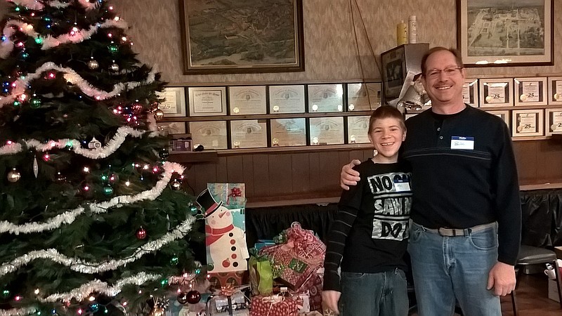 john and his big brother bill pose by the christmas tree at the moose lodge dec - The Christmas Lodge john and his big brother bill pose by the christmas tree at the moose lodge dec - The Christmas Lodge