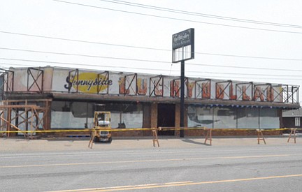 Piece Of Sunnyside History Unveiled With Renovation Project Last Week An Awning Was Removed From The At 327 Yakima Valley Highway Revealing