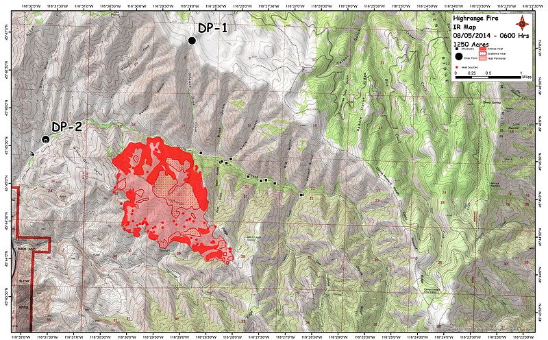 Highrange blaze near White Bird 1,250 acres | Idaho County Free Press