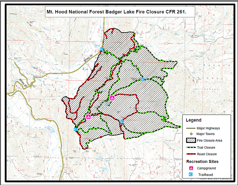 UPDATE: Southeast Mt. Hood fire grows to 60 acres | Hood River News