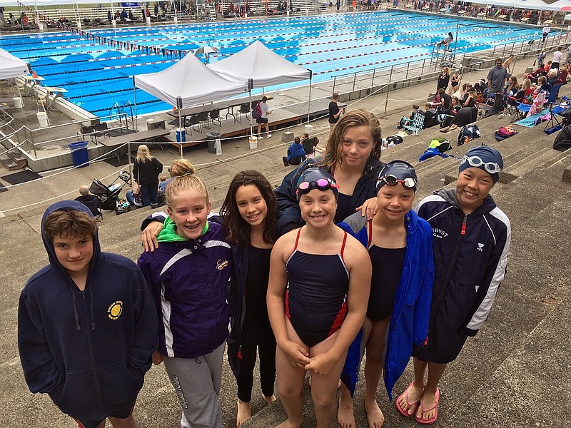 HRVST Osprey swimmers post state-qualifying times at Howard Jones ...